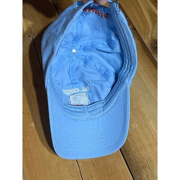 US Open Pebble Beach 2019 Hat Adjustable Light Blue USGA Member Cotton Dad Cap - Picture 7 of 7